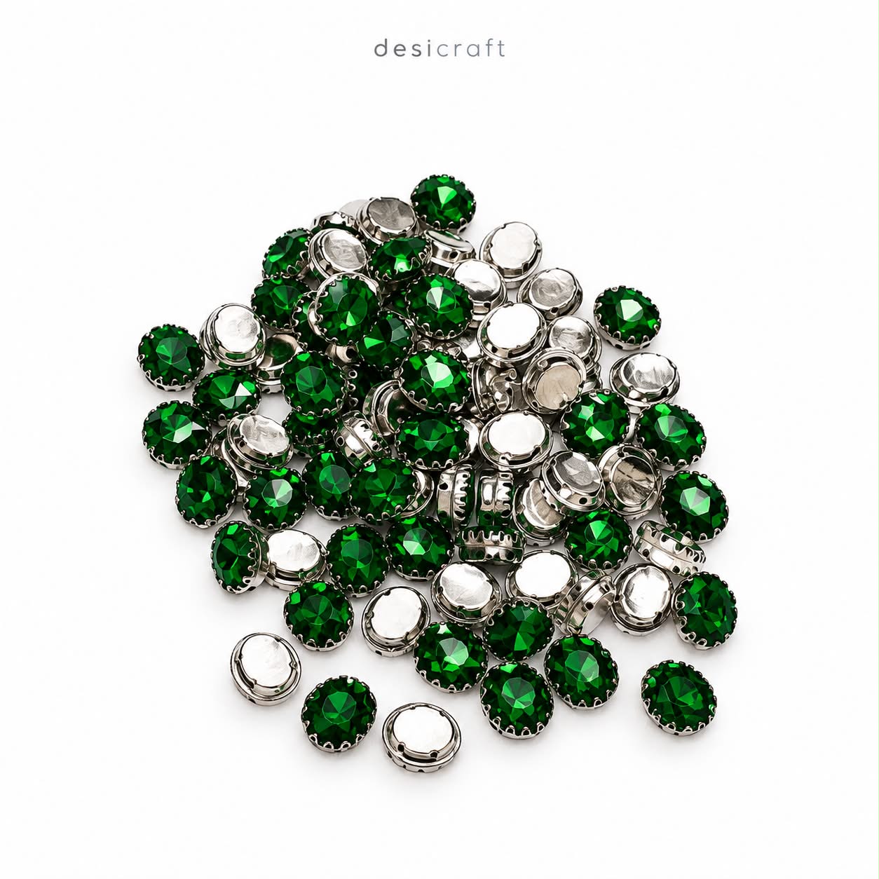 Oval Shape Stone -Green
