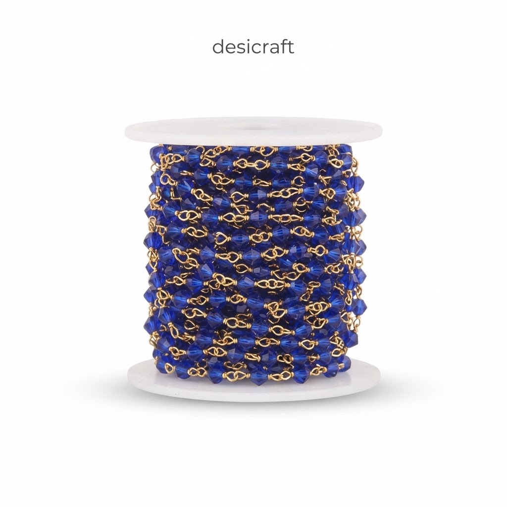 Gajra Chain Blue