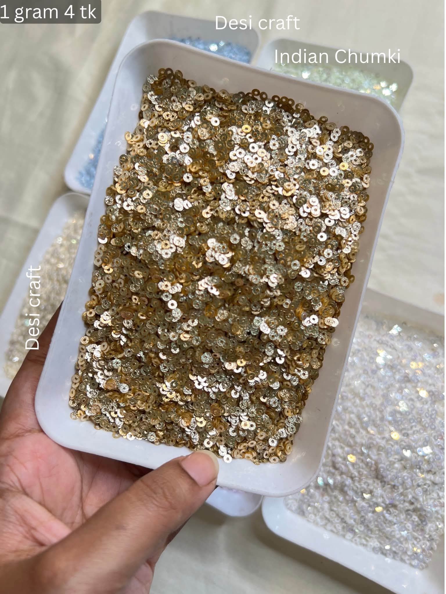 Indian chumki golden