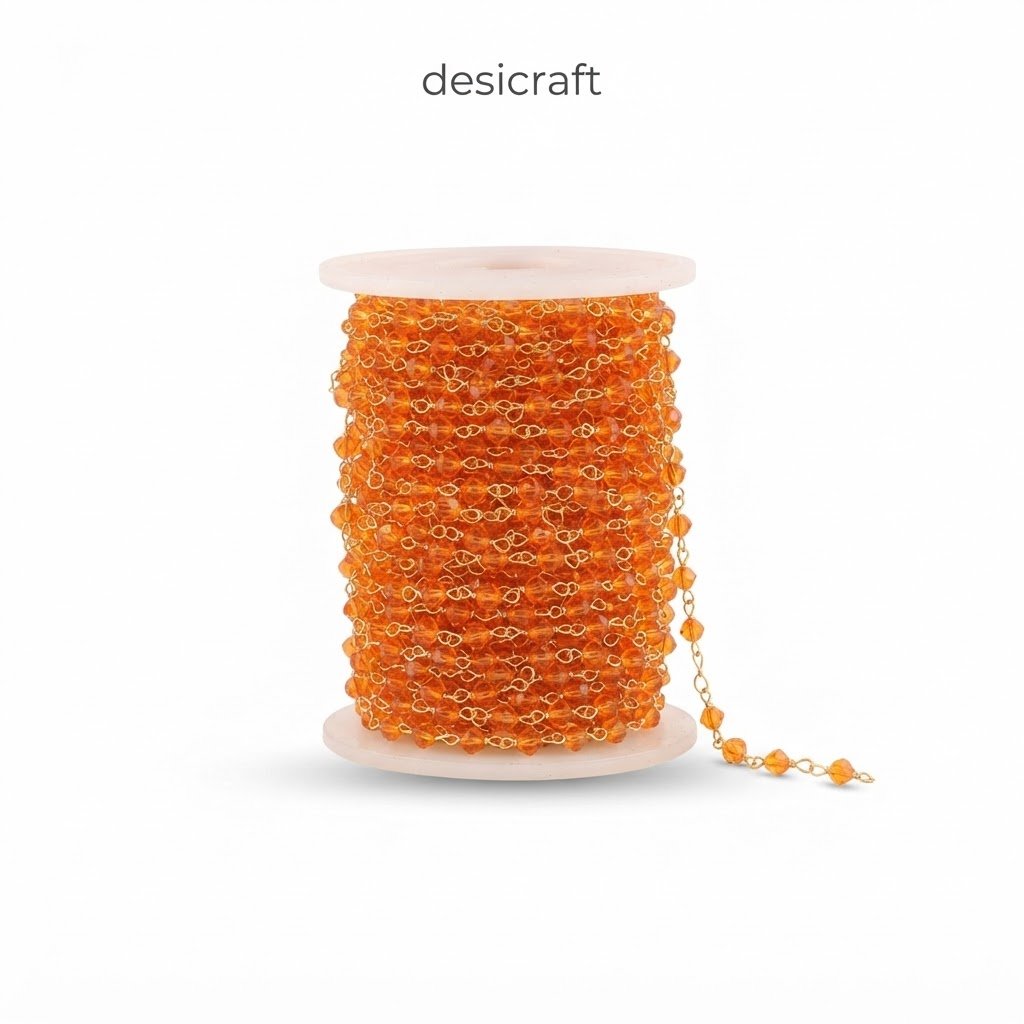 Gajra chain orange