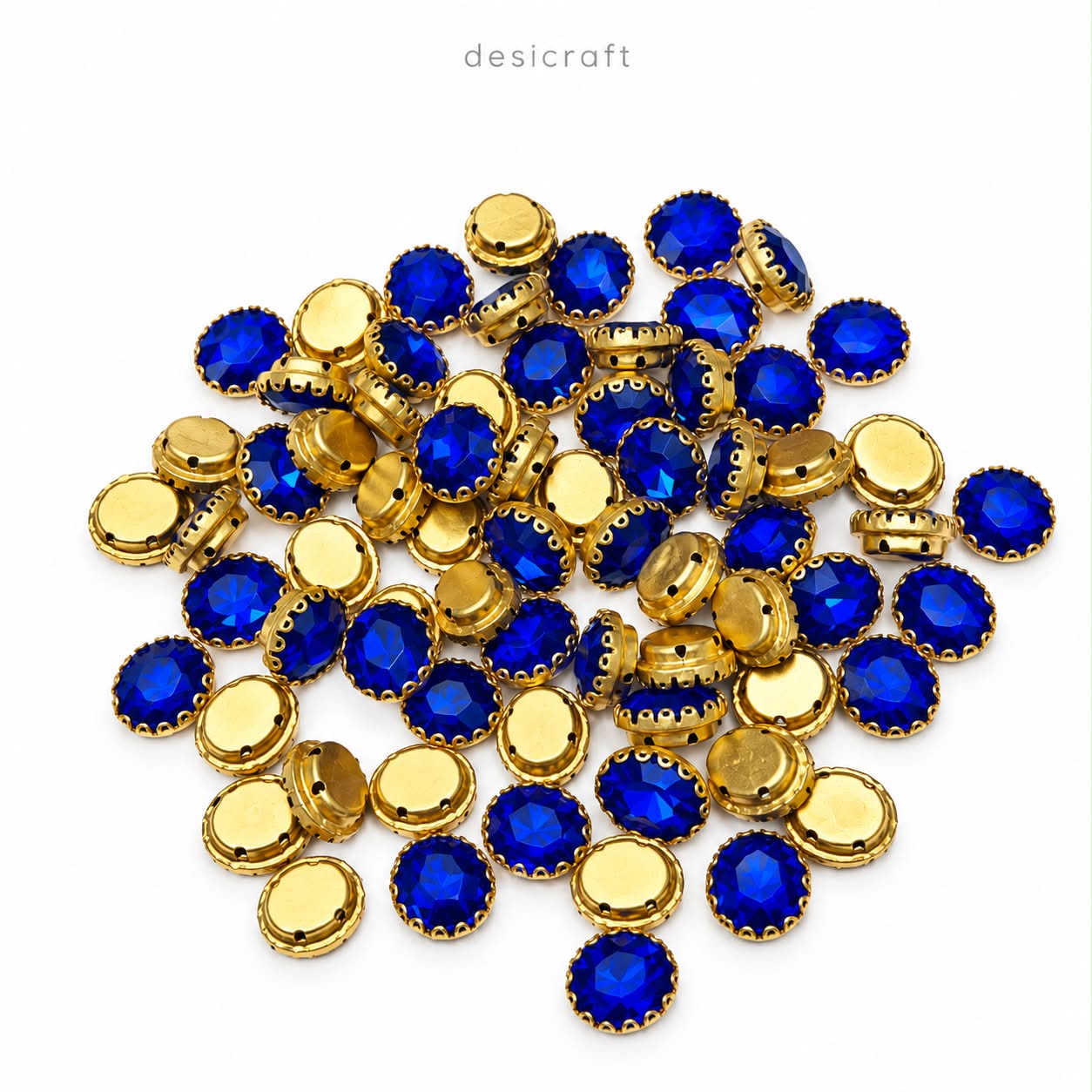 Oval shape stone - Blue