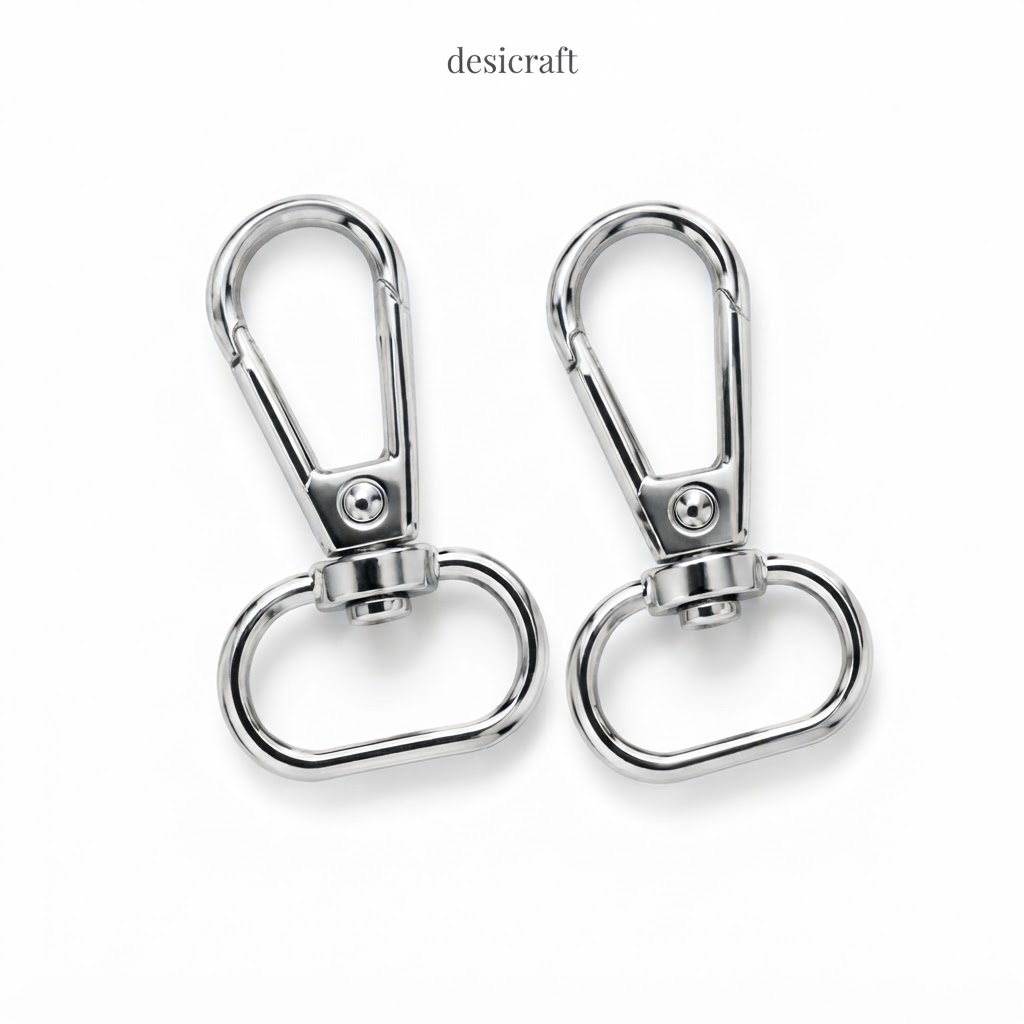 Keychain hook silver 1 pcs