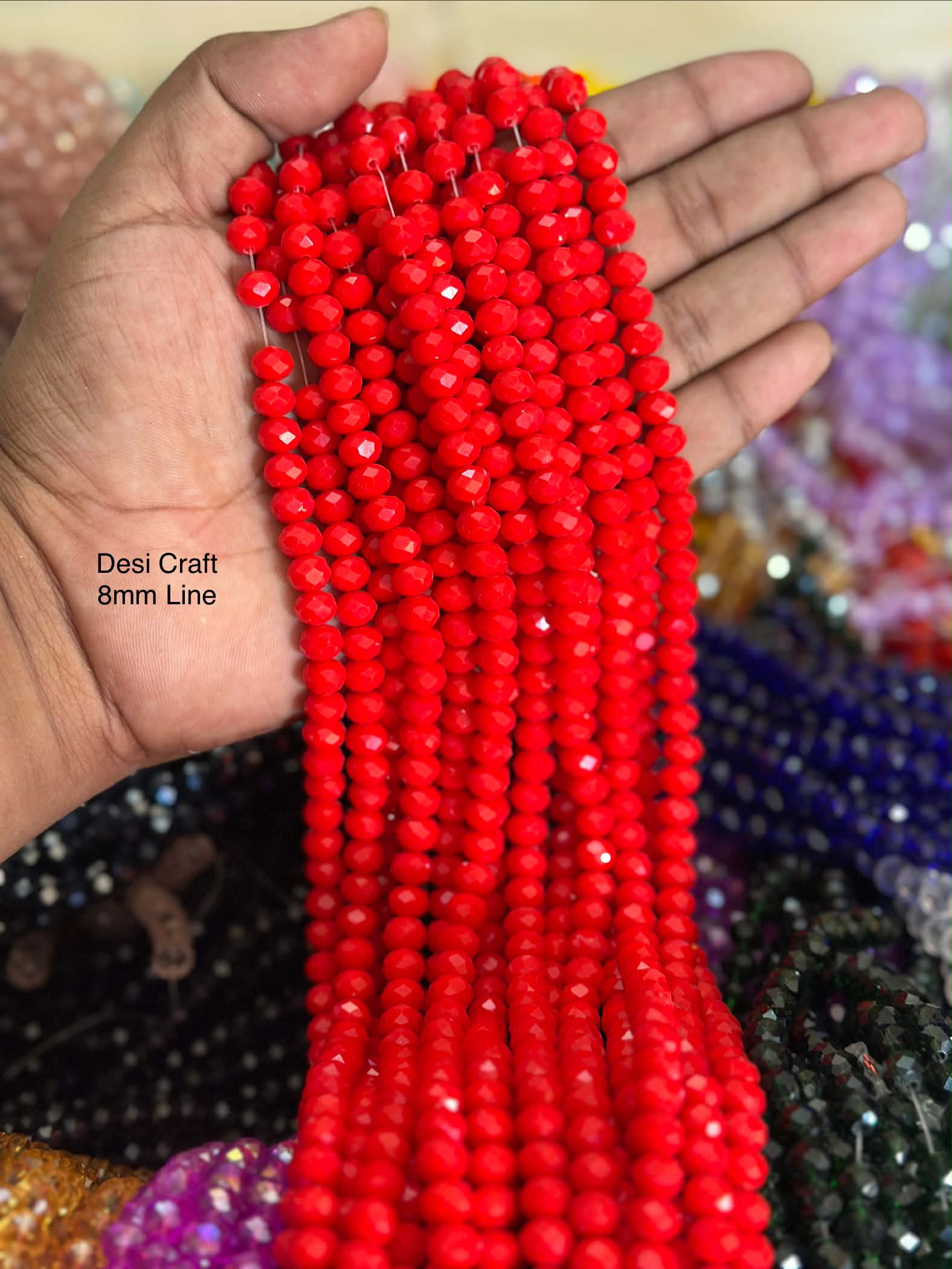 8 mm matte RED