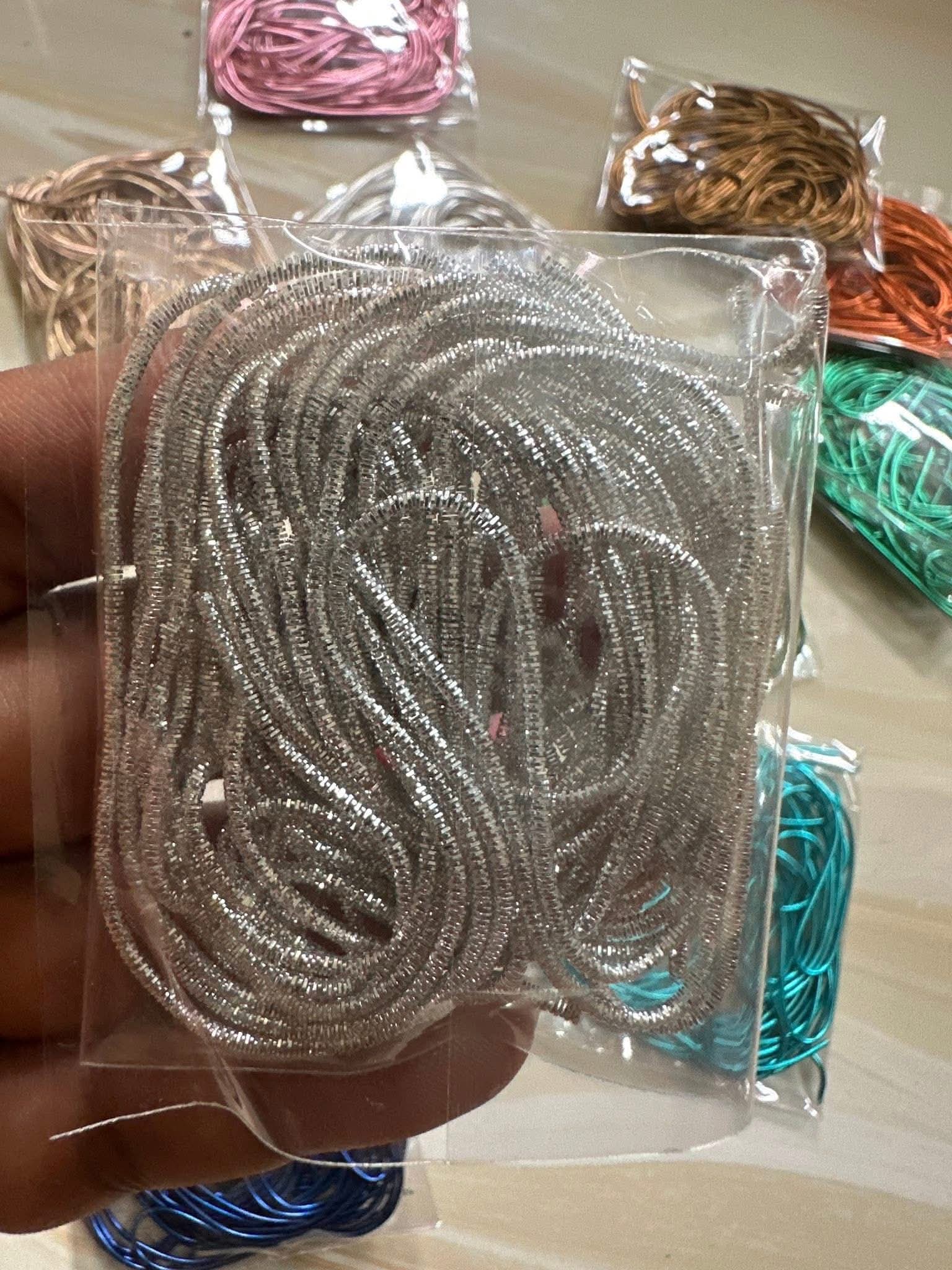 Jori silver zardosi