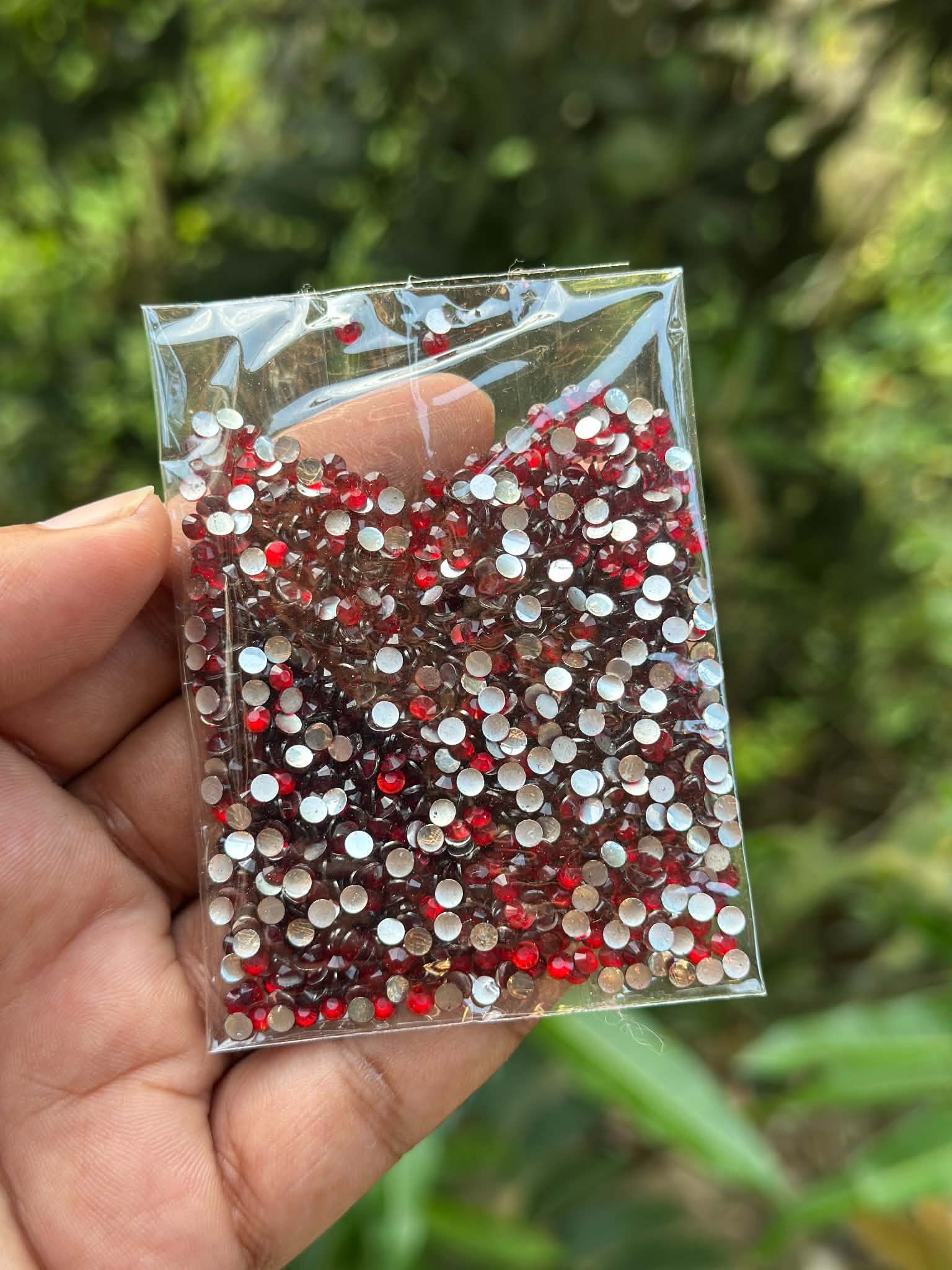 Rhinestones Red