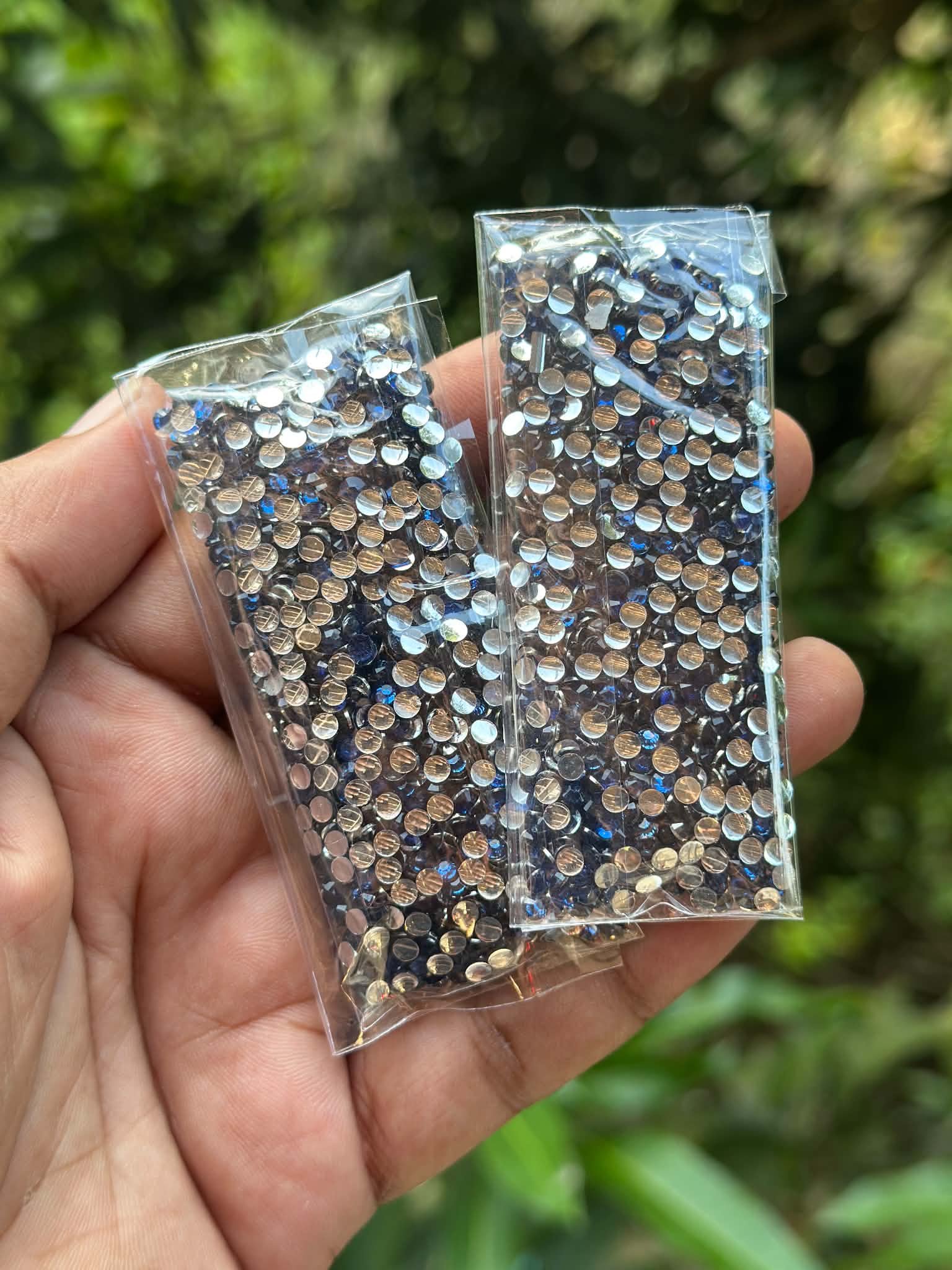 Rhinestones blue