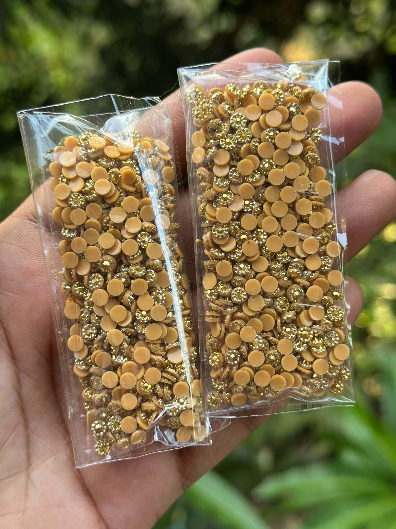 Rhinestones jori golden