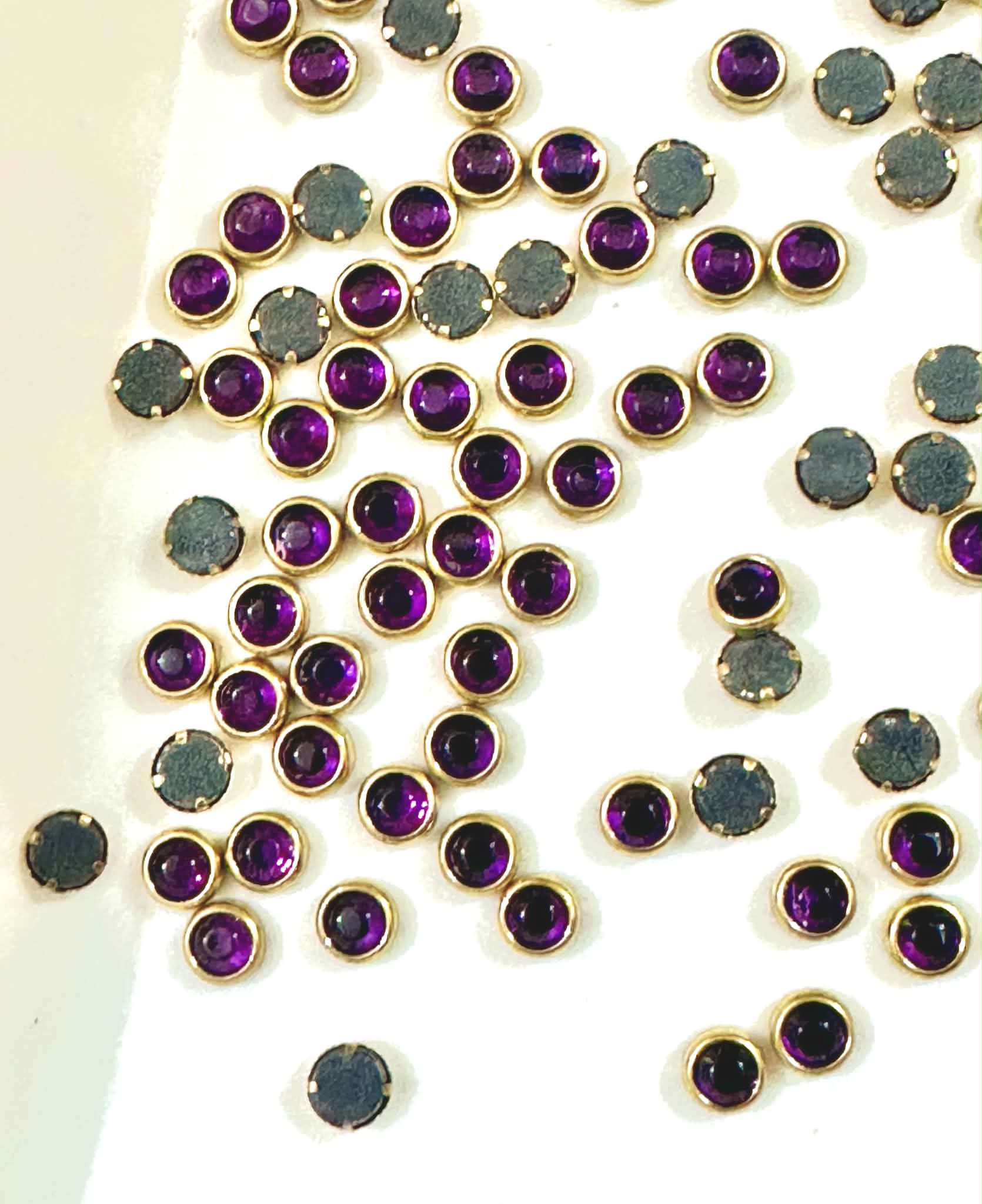 Round purple