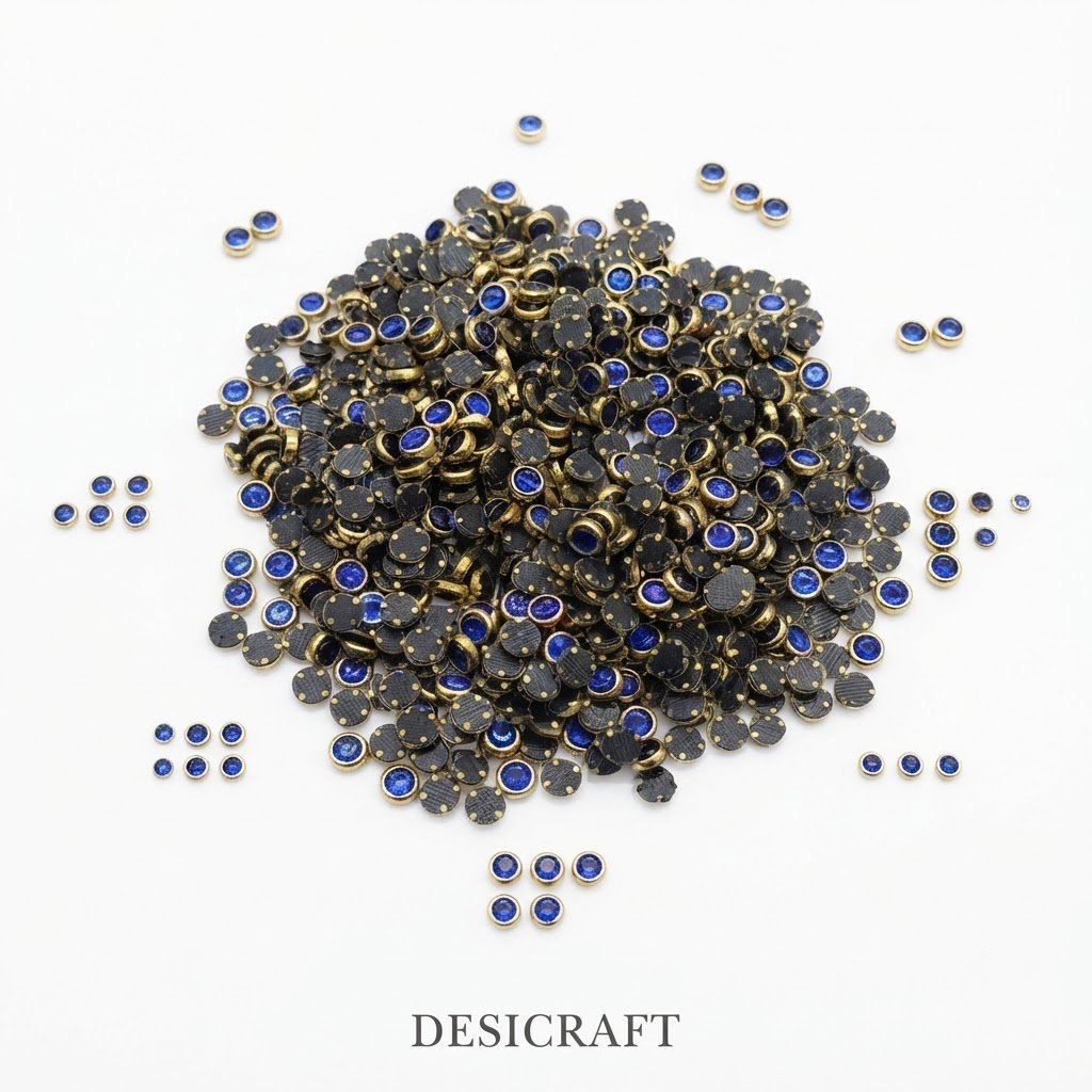 Round blue
