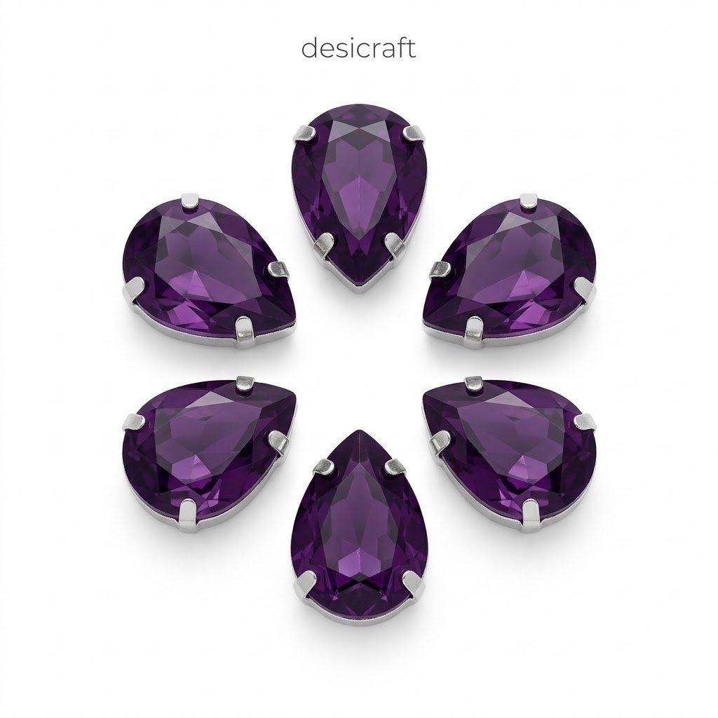 Drop  big purple  1 pcs 18 tk